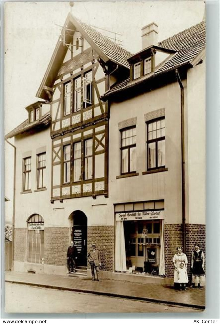 32257 W4980 Bünde Privatfoto AK Bismarckstraße Haus Zscherlich Bürobedar... - 13611737