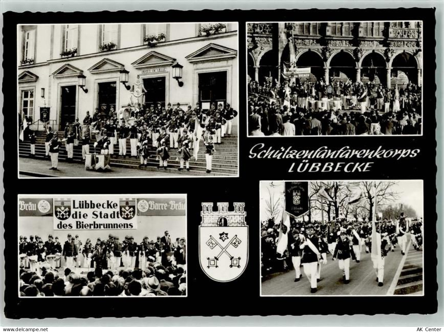 32312 W4990 Lübbecke , Westf - Schützenfanfarenkorps Musikzug Wappen Son... - 10630527