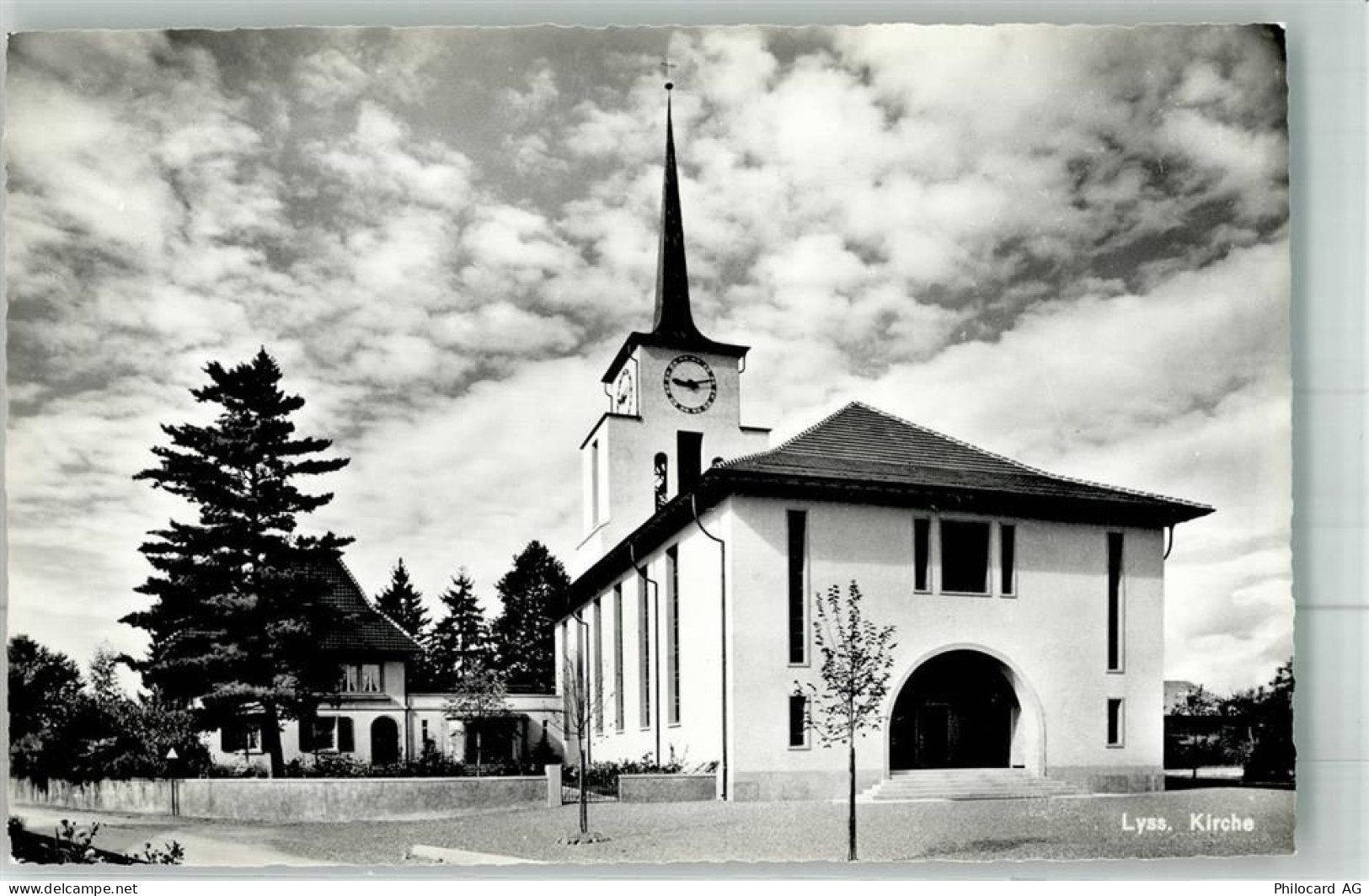 3250 Lyss Foto AK Kirche - 38025759