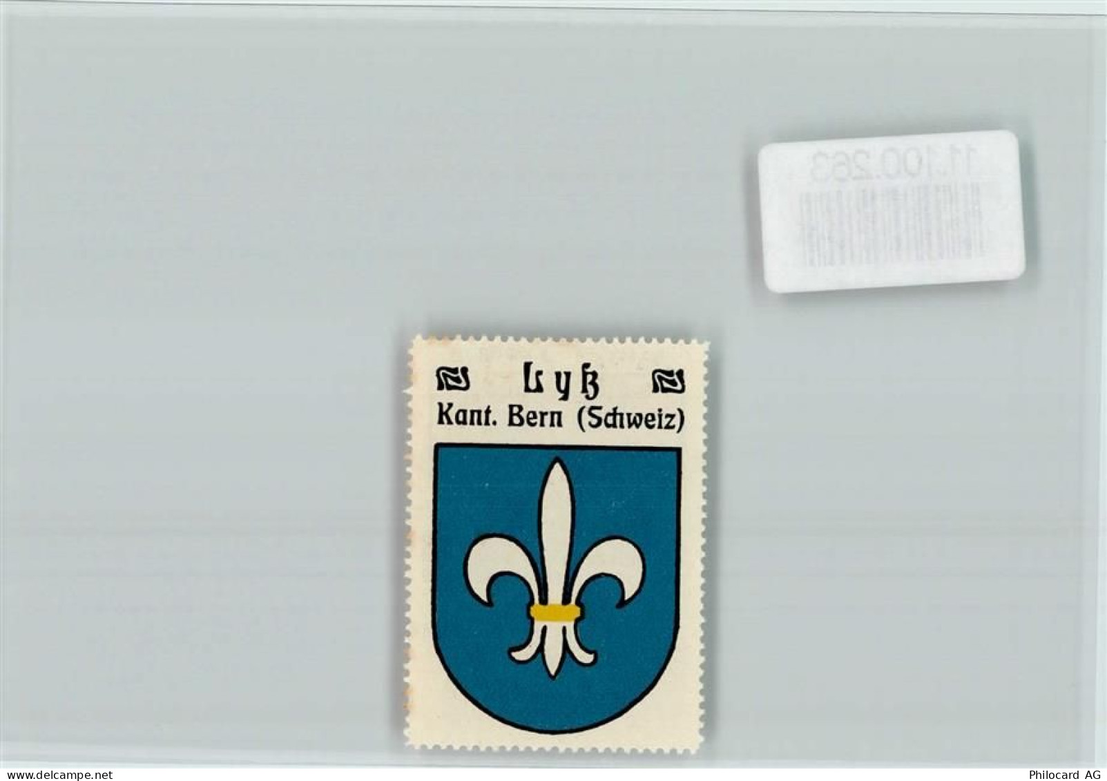 3250 Lyss Hardern - Vignette Wappen Kaffee Hag ca 1920-1940 - 11100263