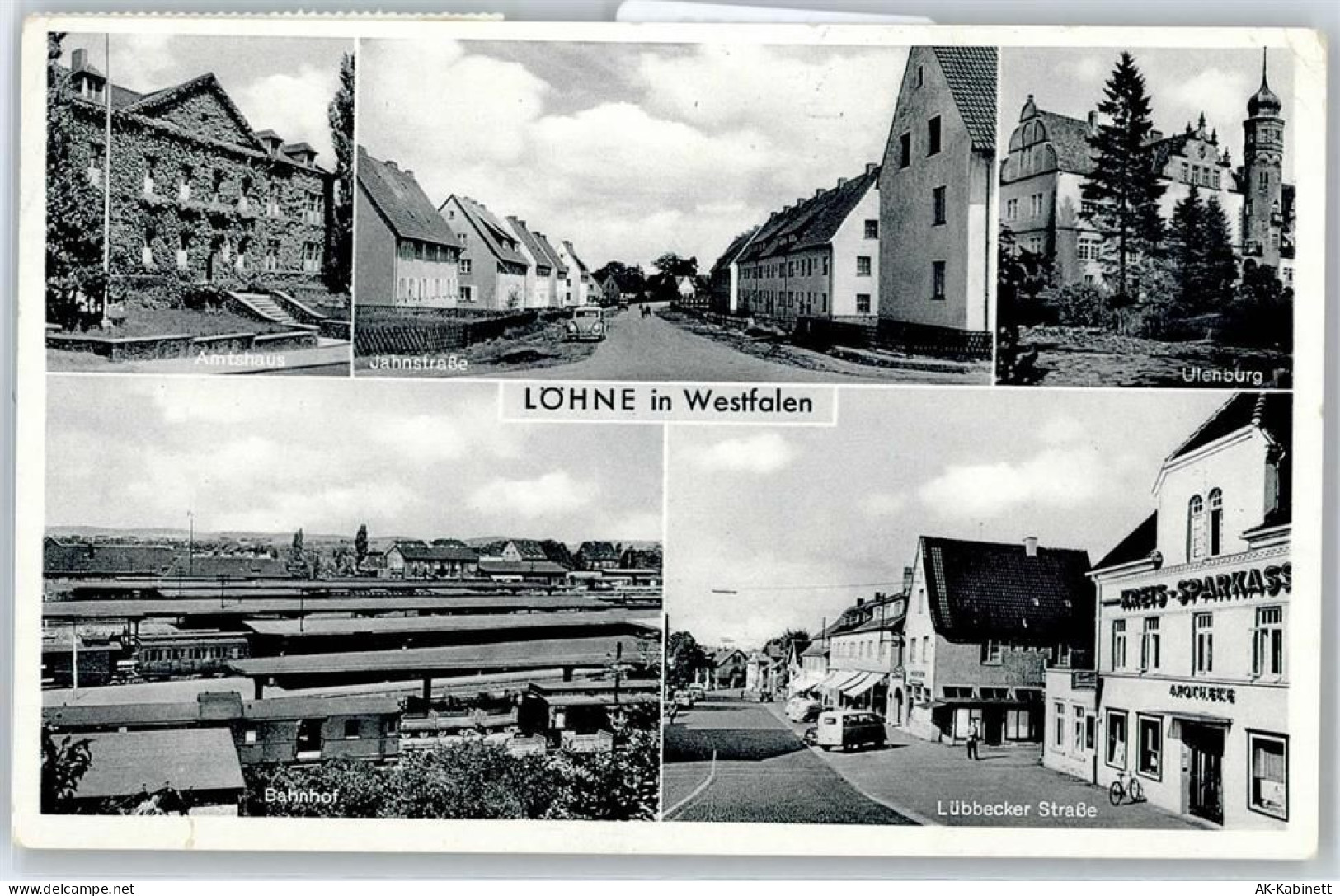 32584 W4972 Löhne - Amtshaus, Jahnstraße, Bahnhof, Lübbecker Straße - 51109658