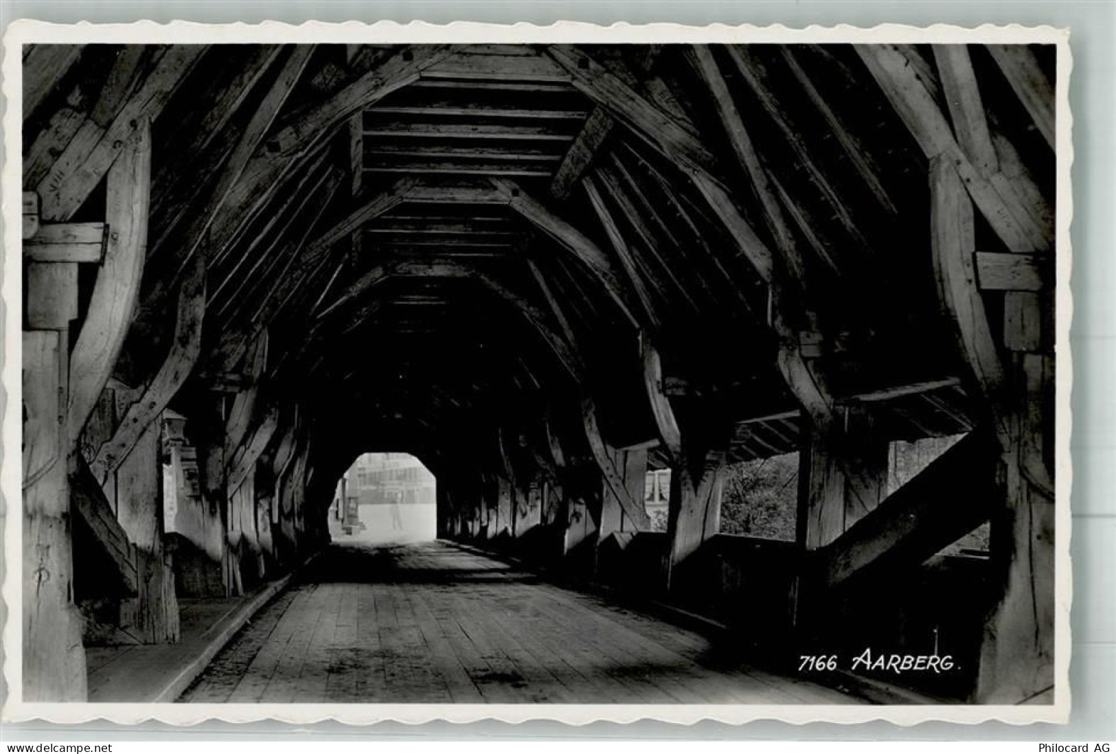 3270 Aarberg Foto AK Brücke - 38025761