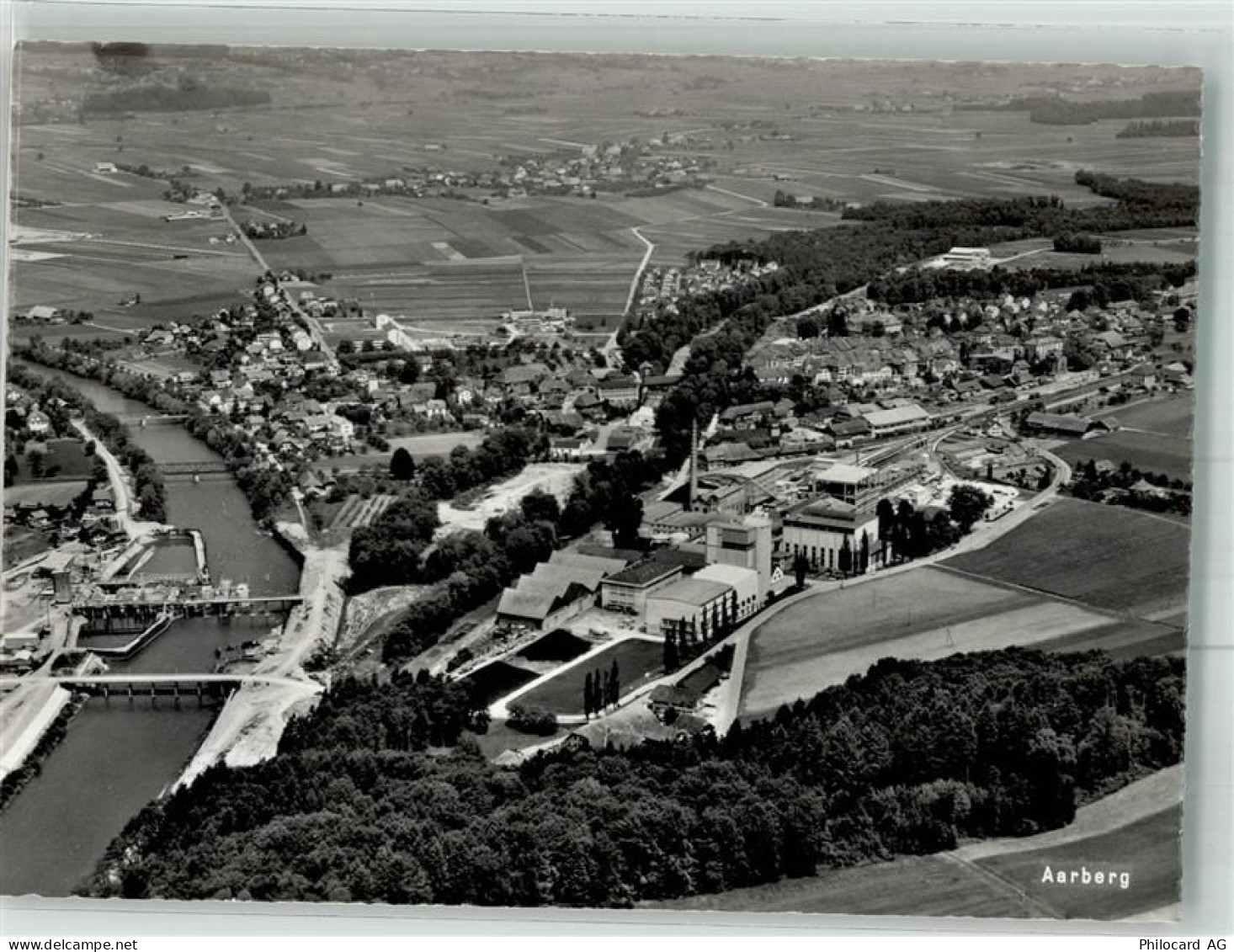 3270 Aarberg Foto AK Fliegeraufnahme - 38024098