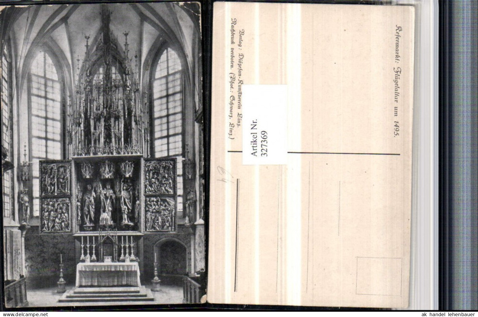 327369,Kefermarkt Kirche Innenansicht Flügelaltar