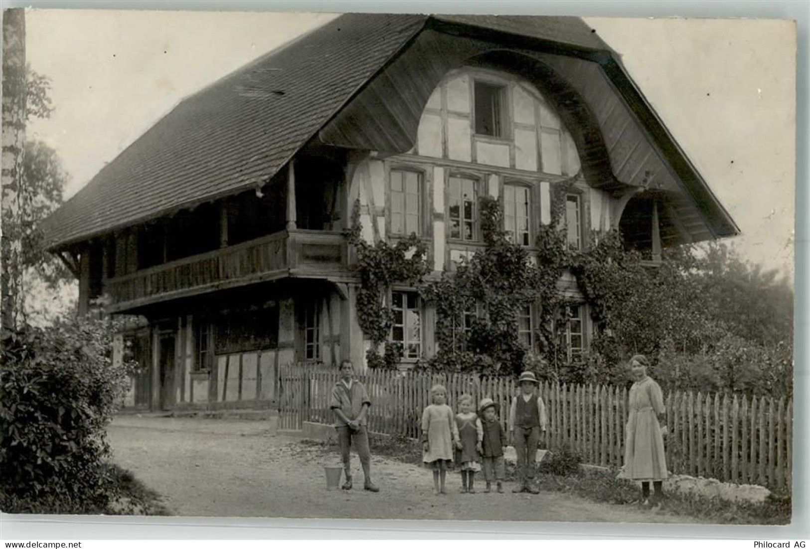 3274 Bühl b. Aarberg Foto AK Schule Ort handschriftlich - 13552095