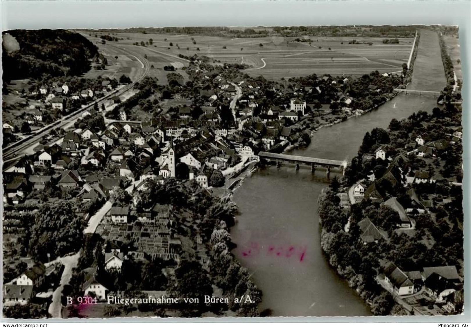 3294 Büren an der Aare Gebrauchsspuren Fliegeraufnahme - 13132742