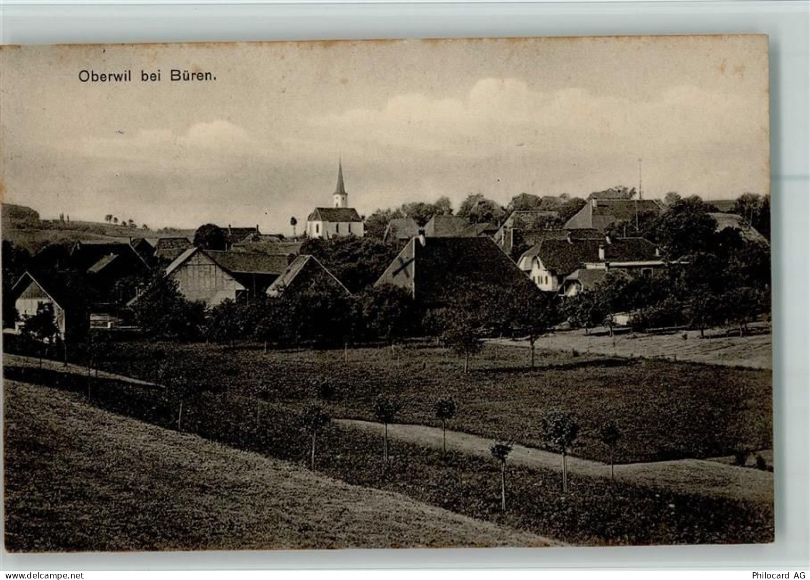 3298 Oberwil b. Büren - Ortsansicht Feldpoststempel - 13404667