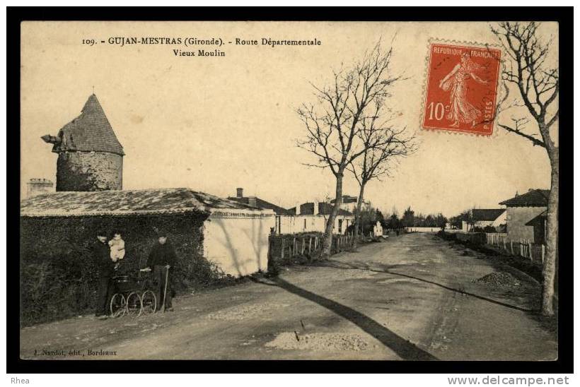 33 Gujan-Mestras moulin a vent D33D C33199C RH066992