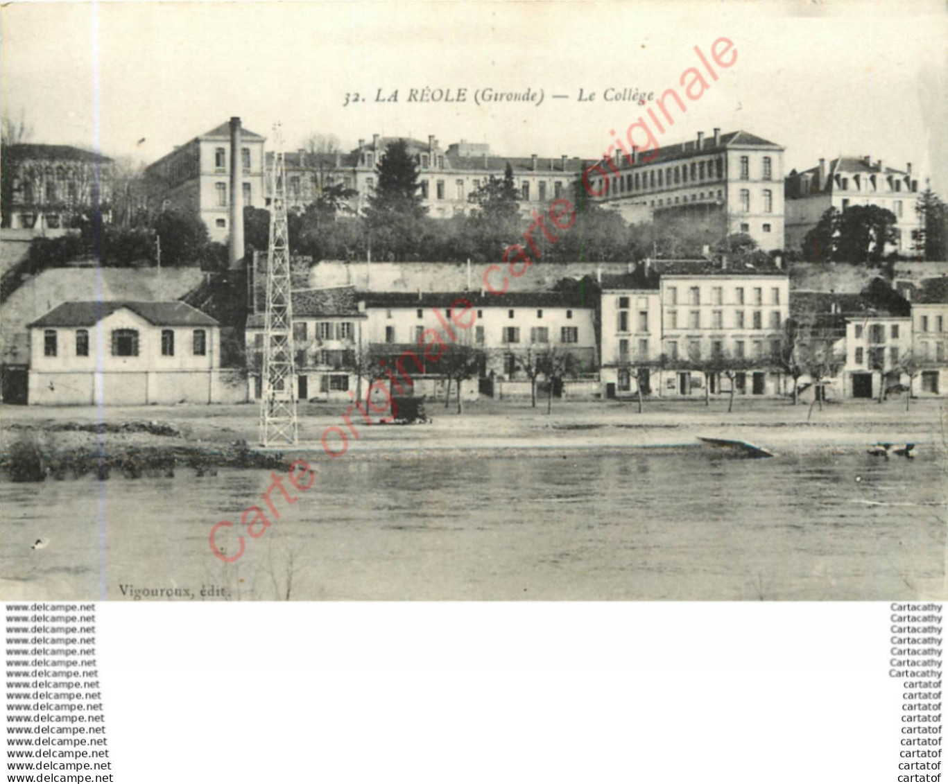 33.  LA REOLE .  Le Collège .