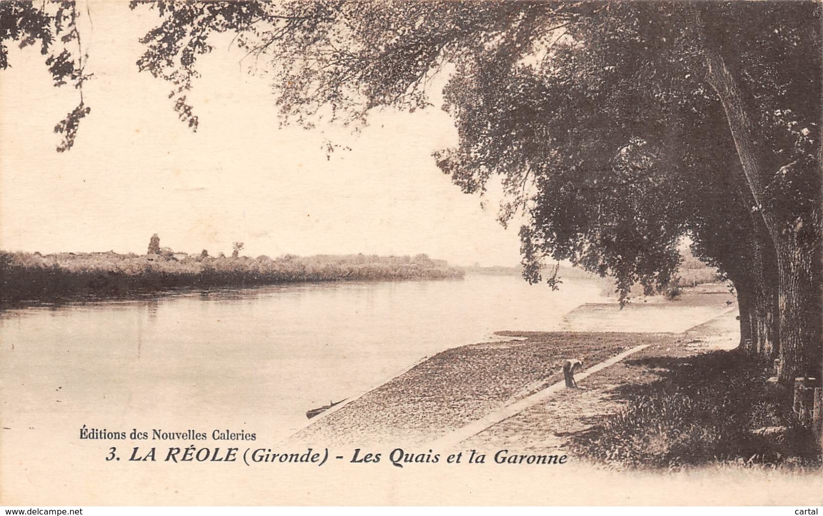 33 - LA REOLE - Les Quais et la Garonne