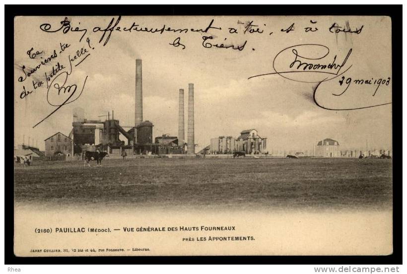 33 Pauillac usine haut fourneau D33D K33314K C33314C RH067264