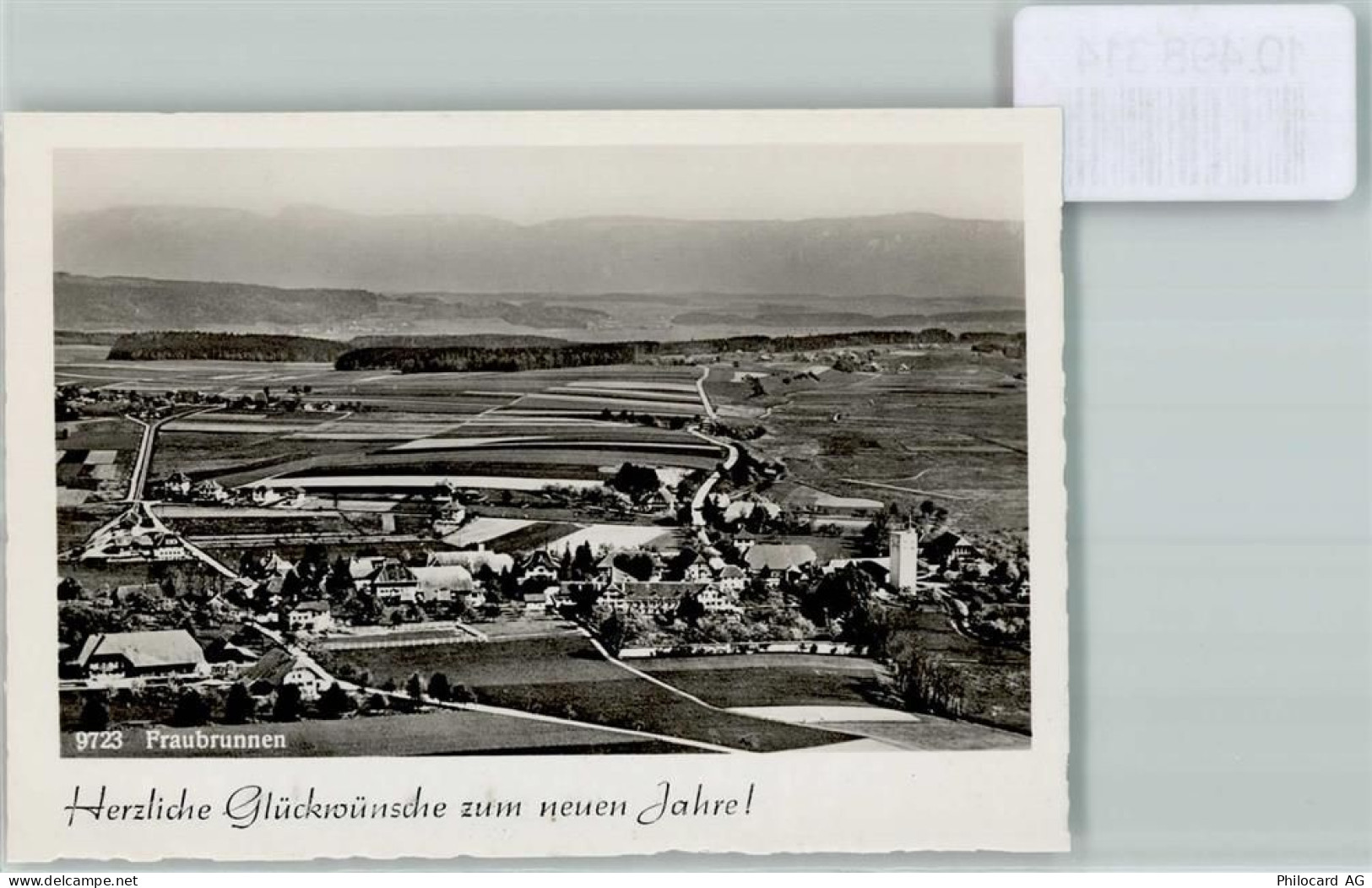 3312 Fraubrunnen FOTO KEINE AK Foto 10cm x 7cm Fliegeraufnahme Neujahrsw... - 10498314