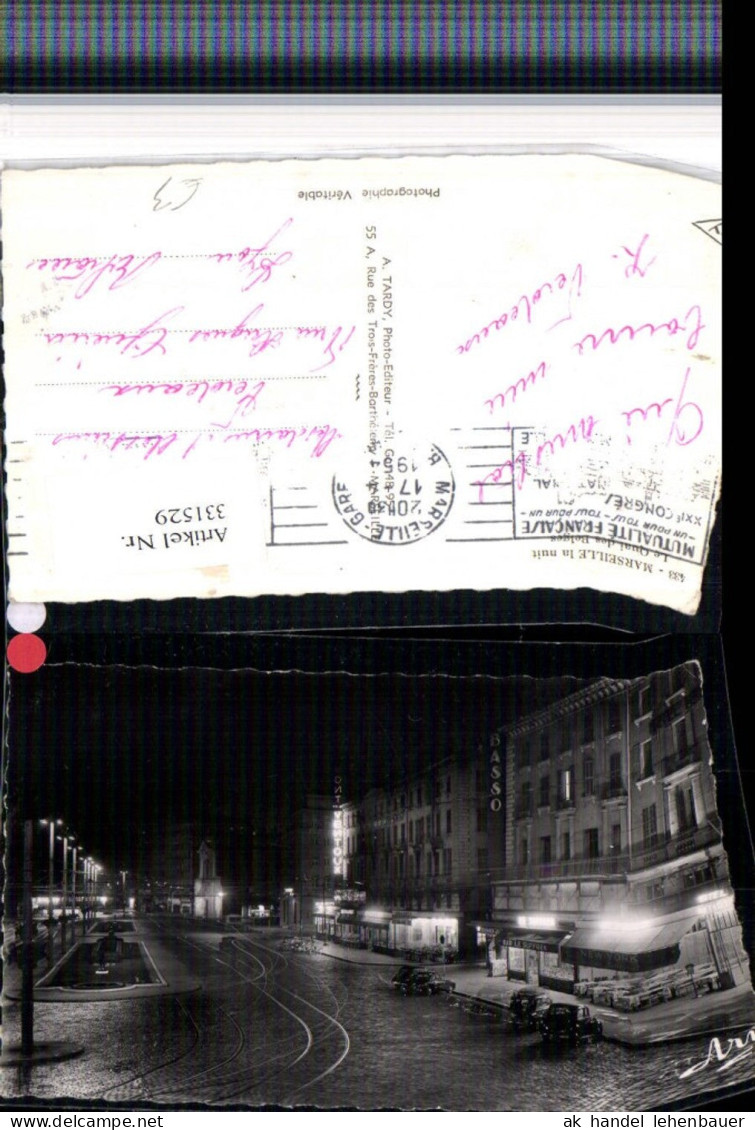 331529,Provence-Alpes-Cote d'Azur Bouches-de-Rhone Marseille Le Quai des Belges Straßenansicht