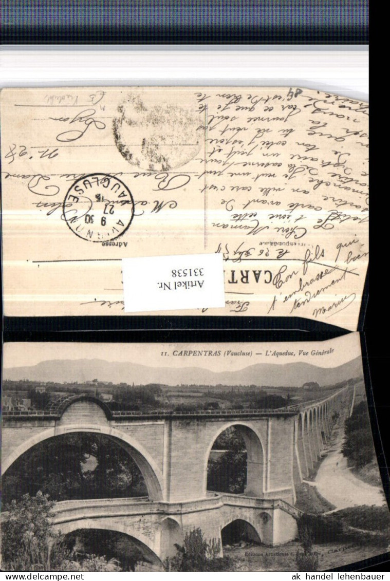331538,Provence-Alpes-Cote d'Azur Vaucluse Carpentras L'Aqueduc Viadukt Brücke