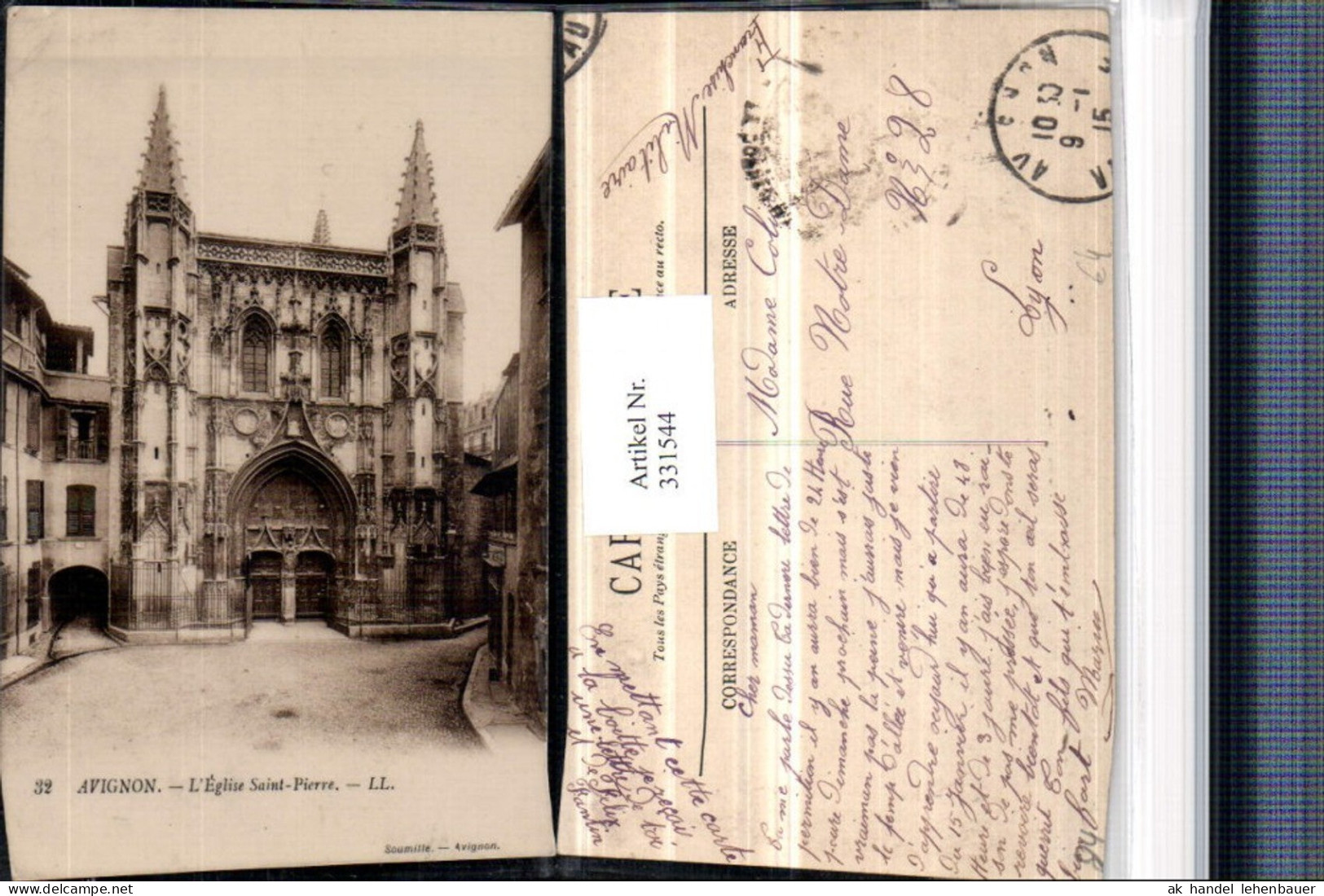 331544,Provence-Alpes-Cote d'Azur Vaucluse Avignon L'Eglise Saint-Pierre Kirche