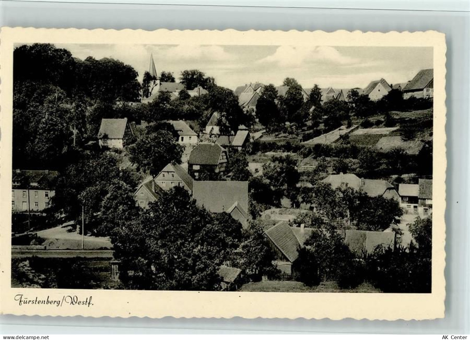 33181 W4798 Fürstenberg , Kr Büren, Westf - Ortsansicht - 11066271