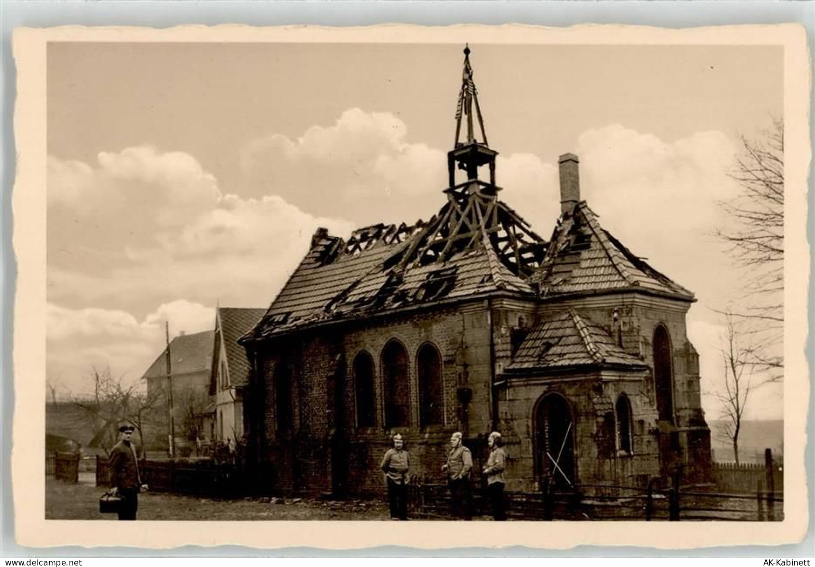33184 W4791 Altenbeken - Uniform ev. Kapelle Brand 1934 - 52182458