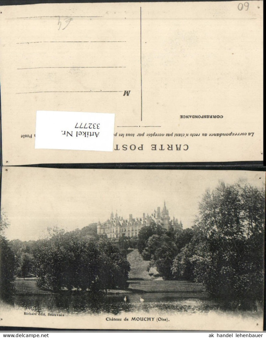 332777,Picardie Oise Mouchy Chateau Schloss