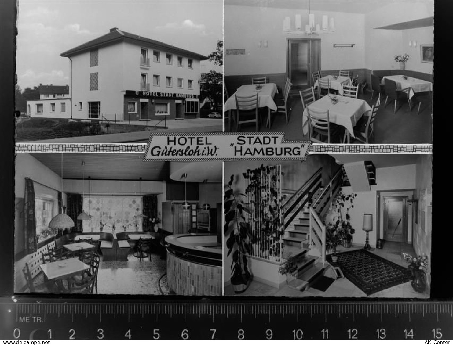 33330 W4830 Gütersloh GLASNEGATIV Hotel Stadt Hamburg - 30026163