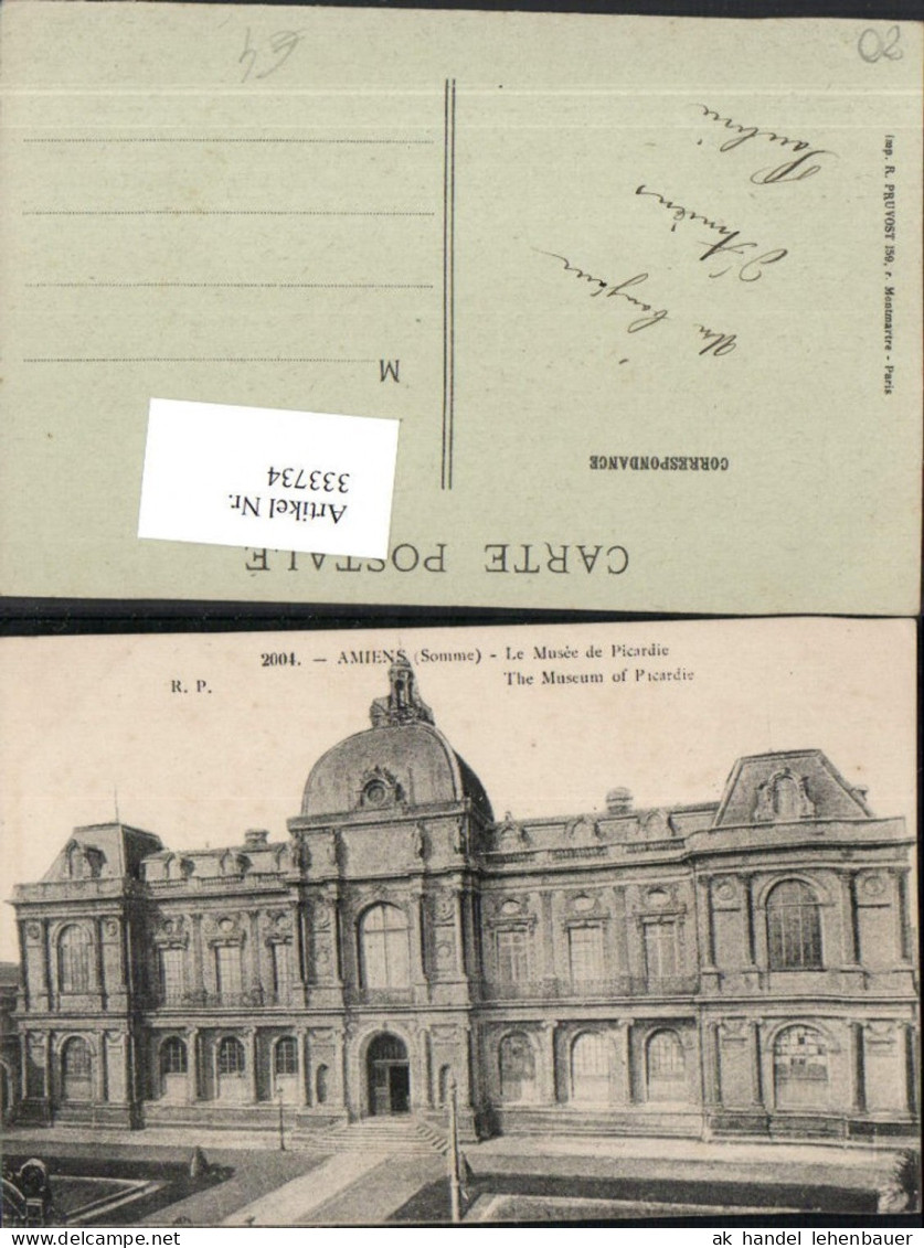 333734,Picardie Somme Amiens Le Musee de Picardie Museum Gebäude