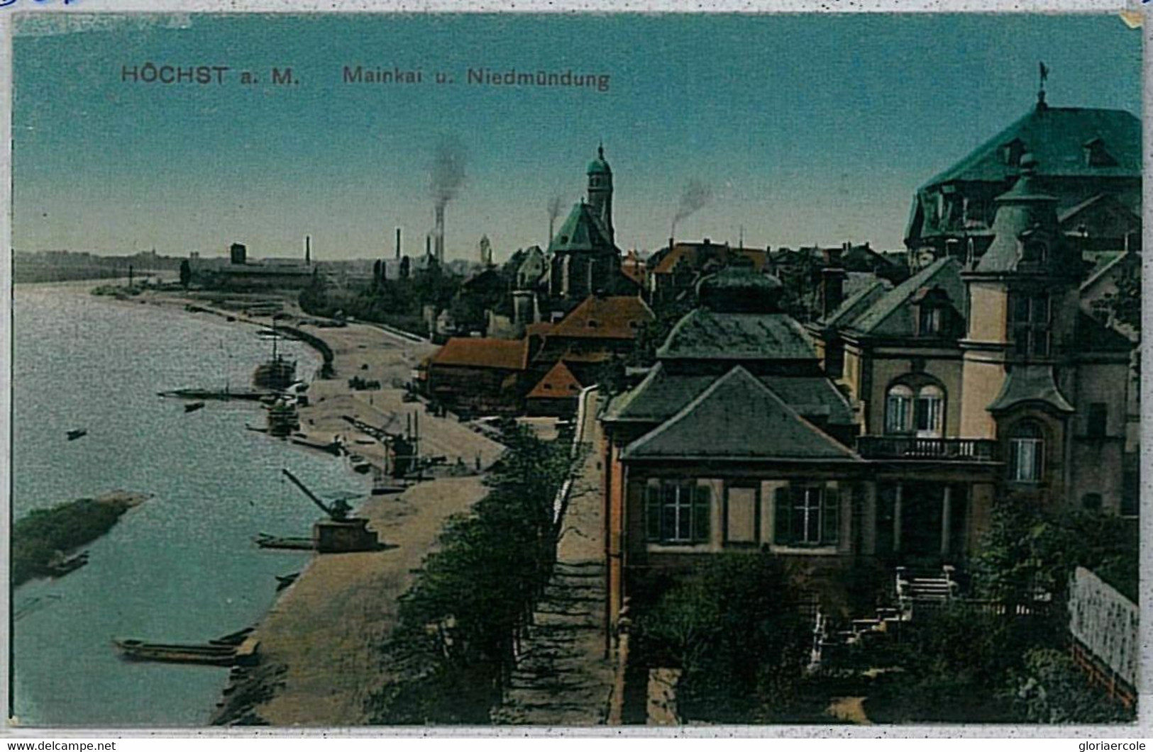 33524 - Ansichtskarten VINTAGE POSTCARD - Deutschland GERMANY -  Höchst - Frankfurt 1918