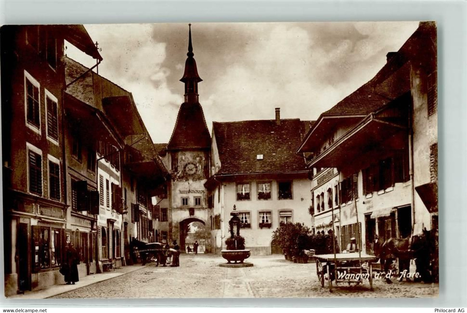 3380 Wangen an der Aare - Brunnen Dorfplatz Stadttor - 10621763