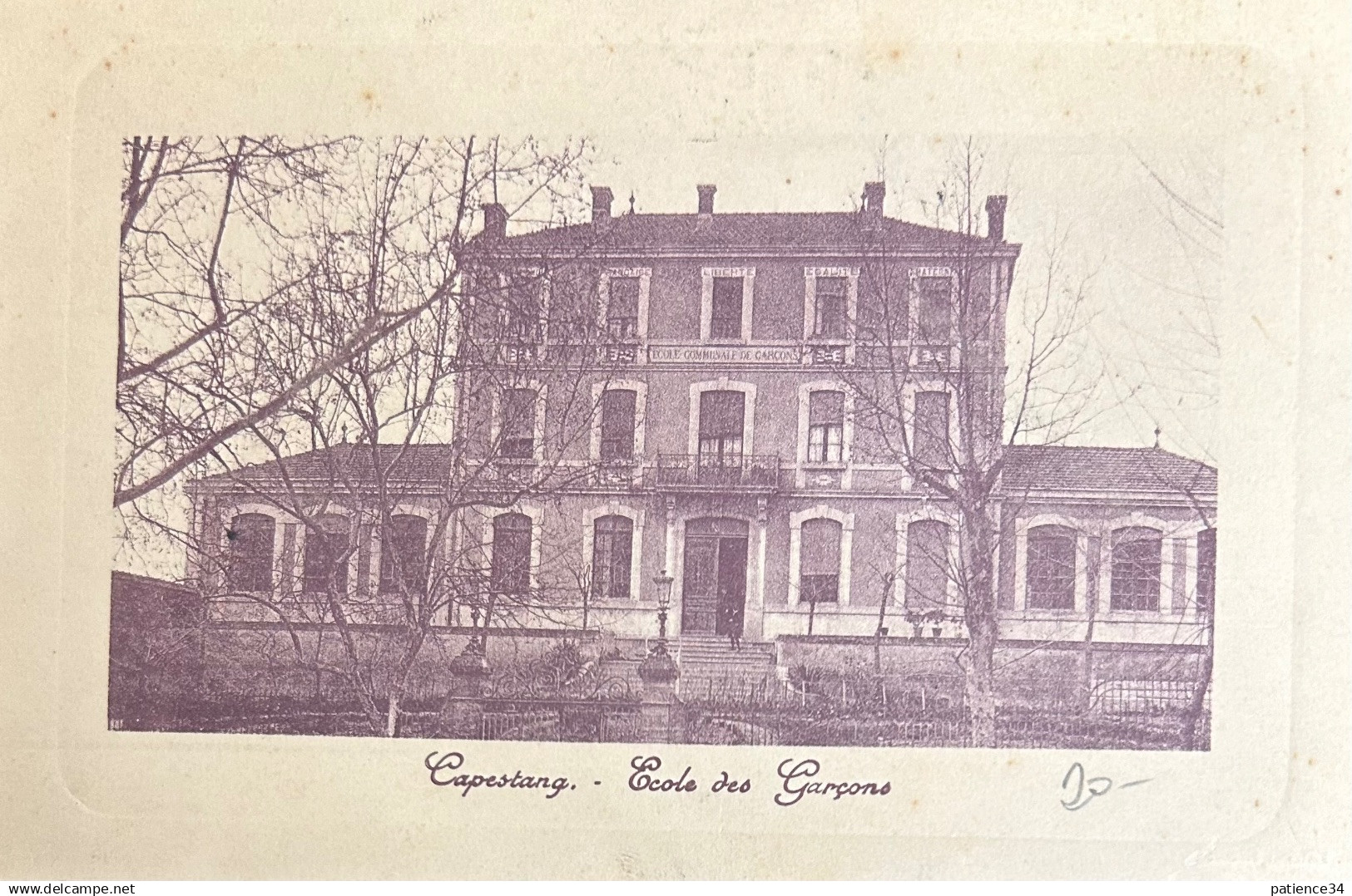 34 - CAPESTANG - Ecole des Garçons