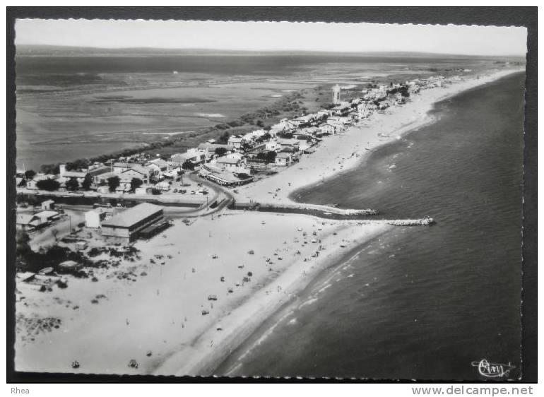 34 Carnon-Plage Mauguio vue aerienne plage    D34D  K34154K  C34154C RH049934