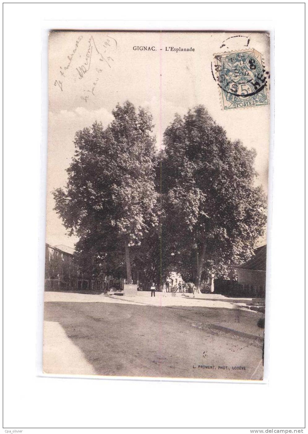 34 GIGNAC Esplanade, ed Froment, 1905