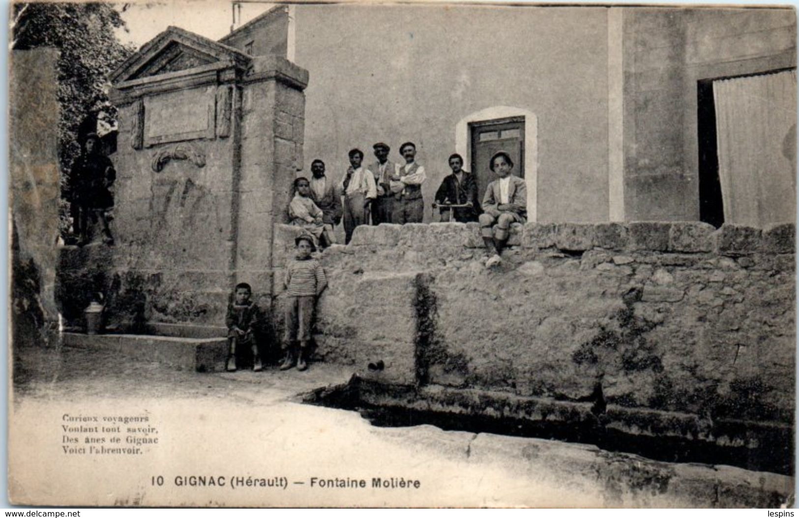 34 - GIGNAC -- Fontaine Molière
