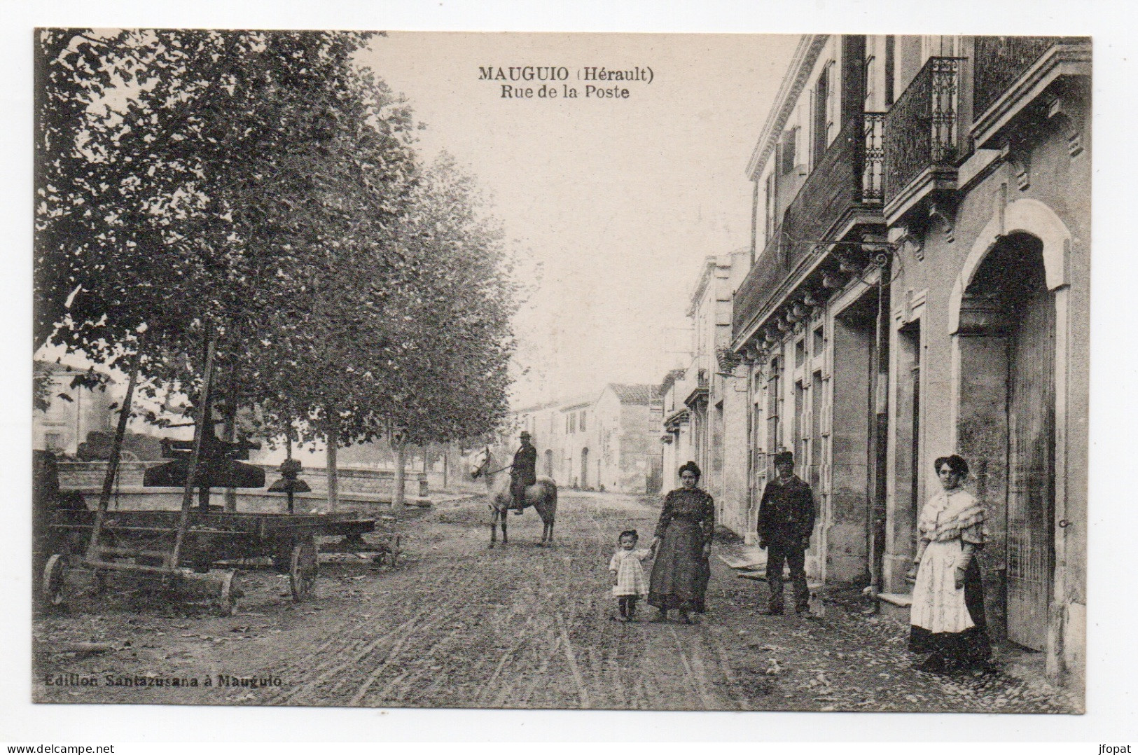 34 HERAULT - MAUGUIO Rue de la Poste