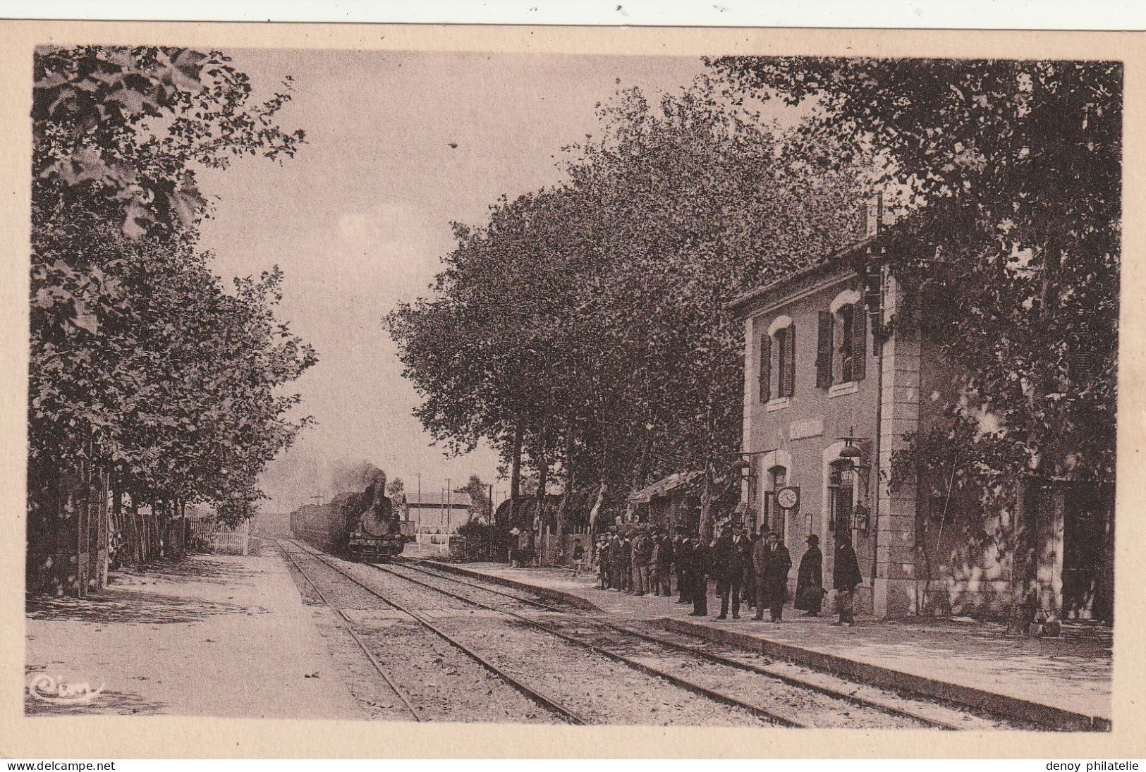 34/ Saint Christol - La Gare Avec train -