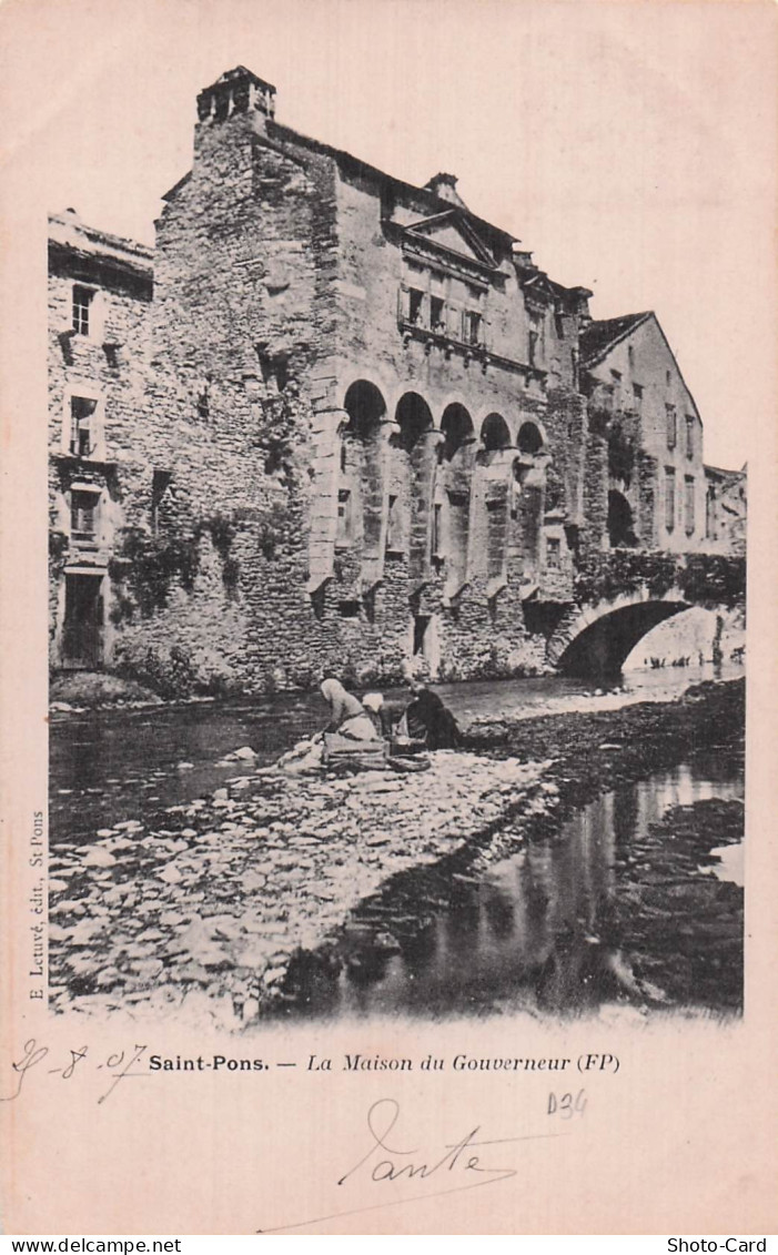 34 SAINT PONS DE THOMIERES LA MAISON DU GOUVERNEUR