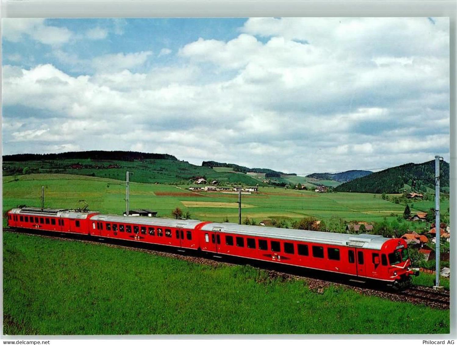 3400 Burgdorf Berthoud - Emmental Burgdorf Thun Bahn RBDe 4/4 Pendelzug ... - 10392534