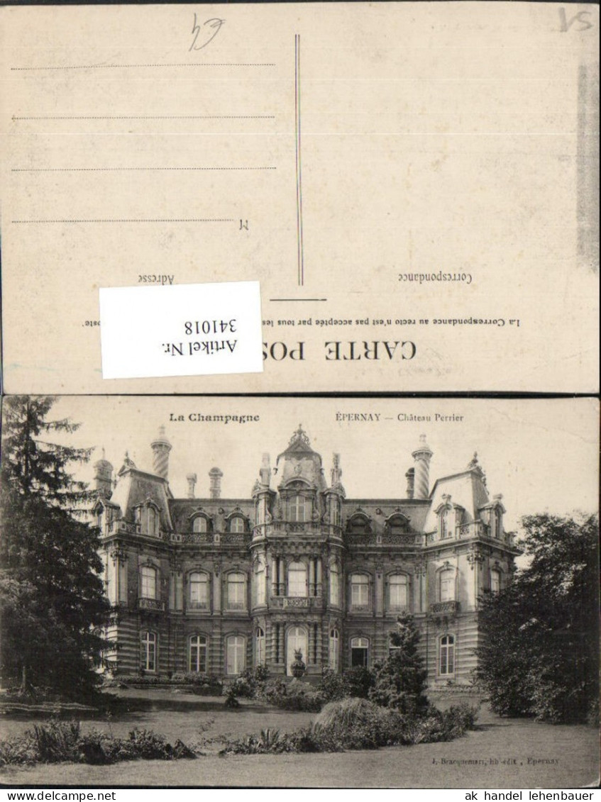 341018,Champagne-Ardenne Marne Epernay Chateau Perrier Schloss