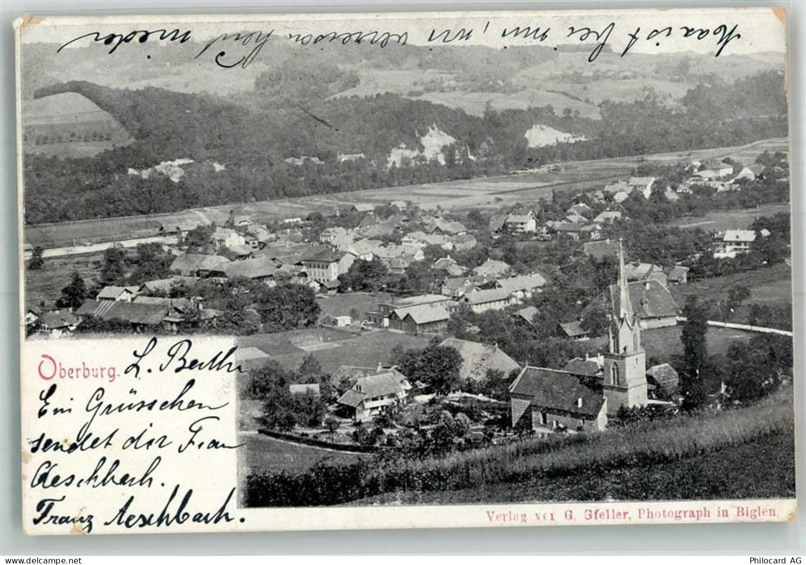 3414 Oberburg 1905 Foto AK - 13306143