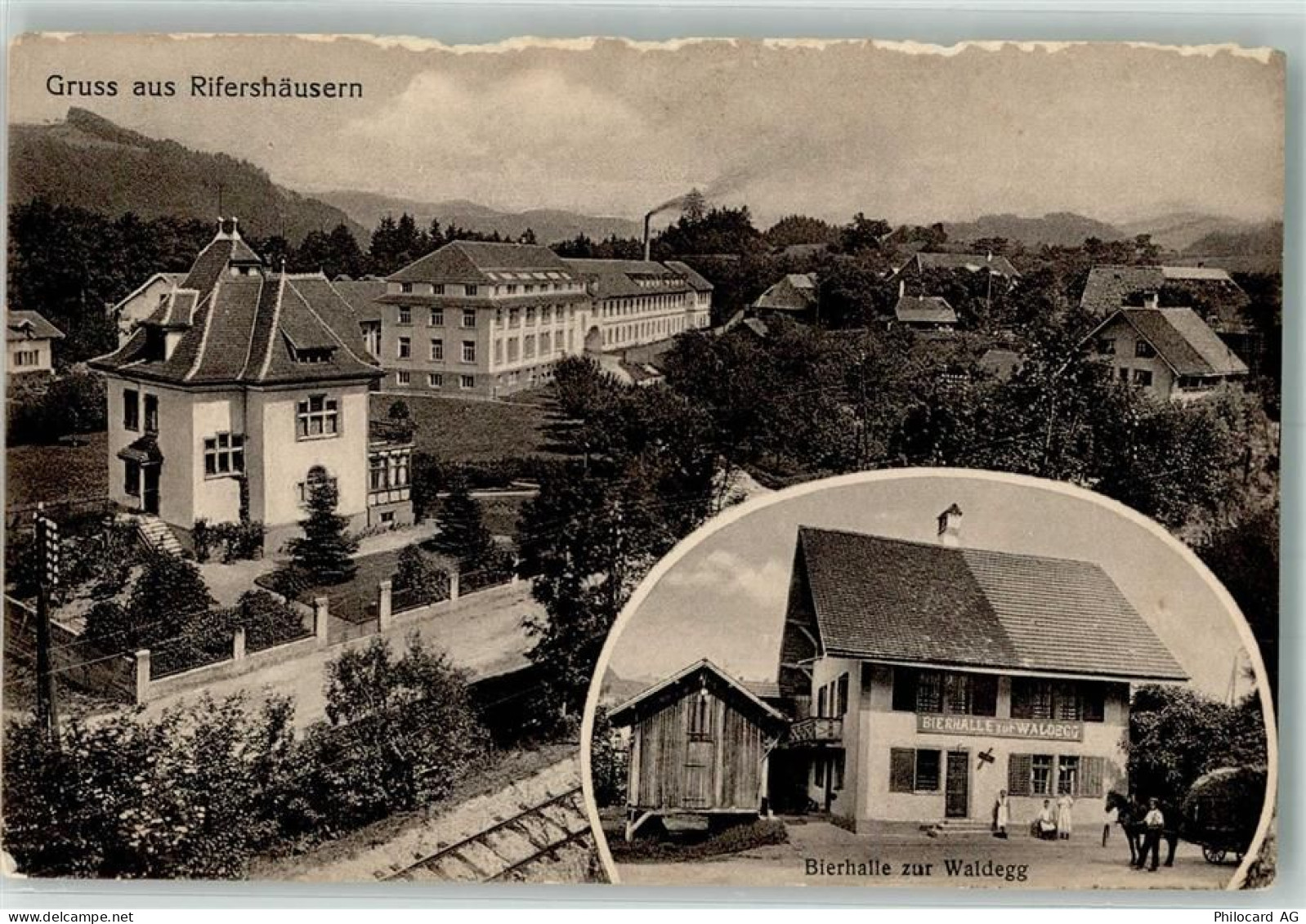 3415 Hasle b. Burgdorf Gebrauchsspuren Gasthaus Bierhalle zur Waldegg Ri... - 13568599