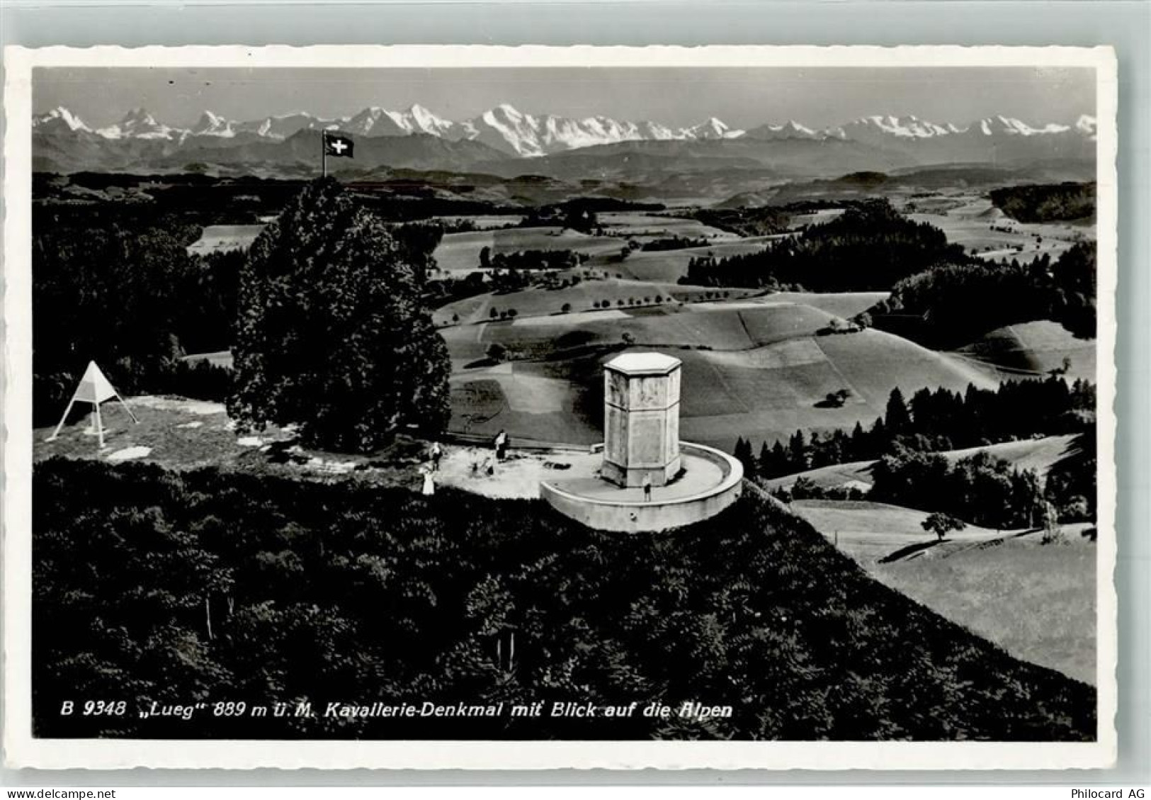 3416 Affoltern im Emmental Foto AK Kavallerie Denkmal - 38067288