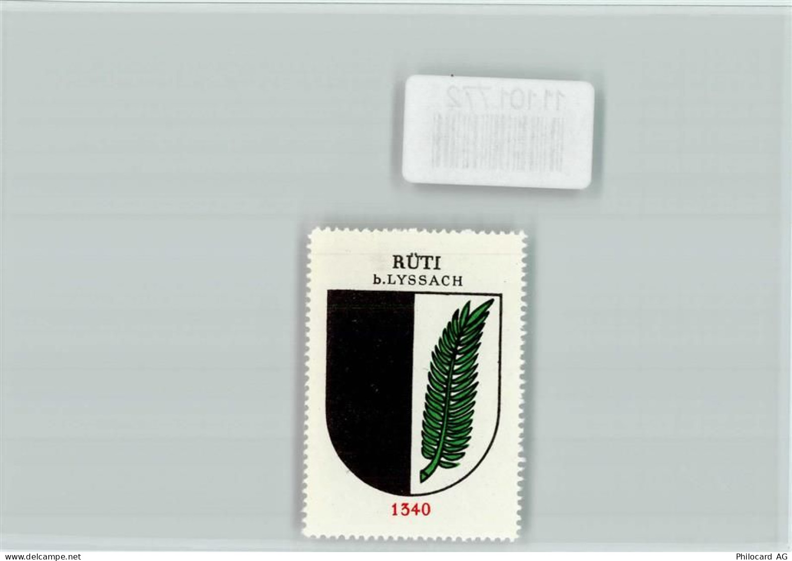 3421 Rüti b. Lyssach - Vignette Wappen Kaffee Hag ca 1920-1940 - 11101772