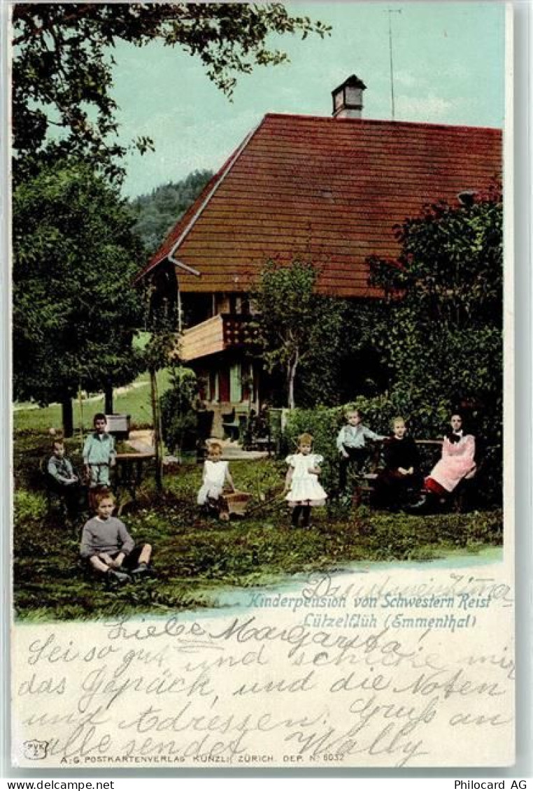 3432 Lützelflüh-Goldbach 1908 - Kinderpension von Schwestern Reist - 13251023