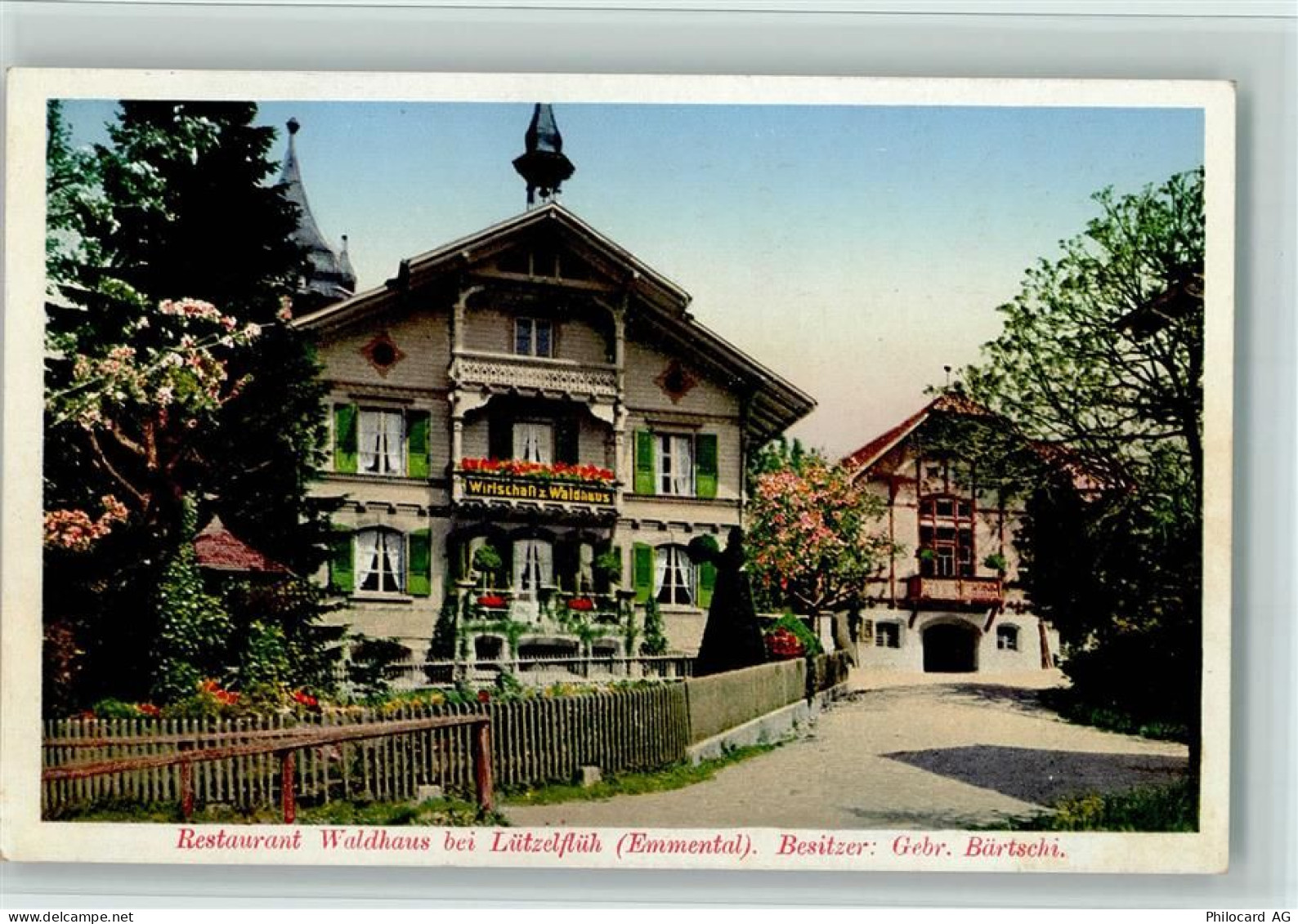 3432 Lützelflüh-Goldbach 1934 - Restaurant Waldhaus ,gute Erhaltung AK... - 13078456