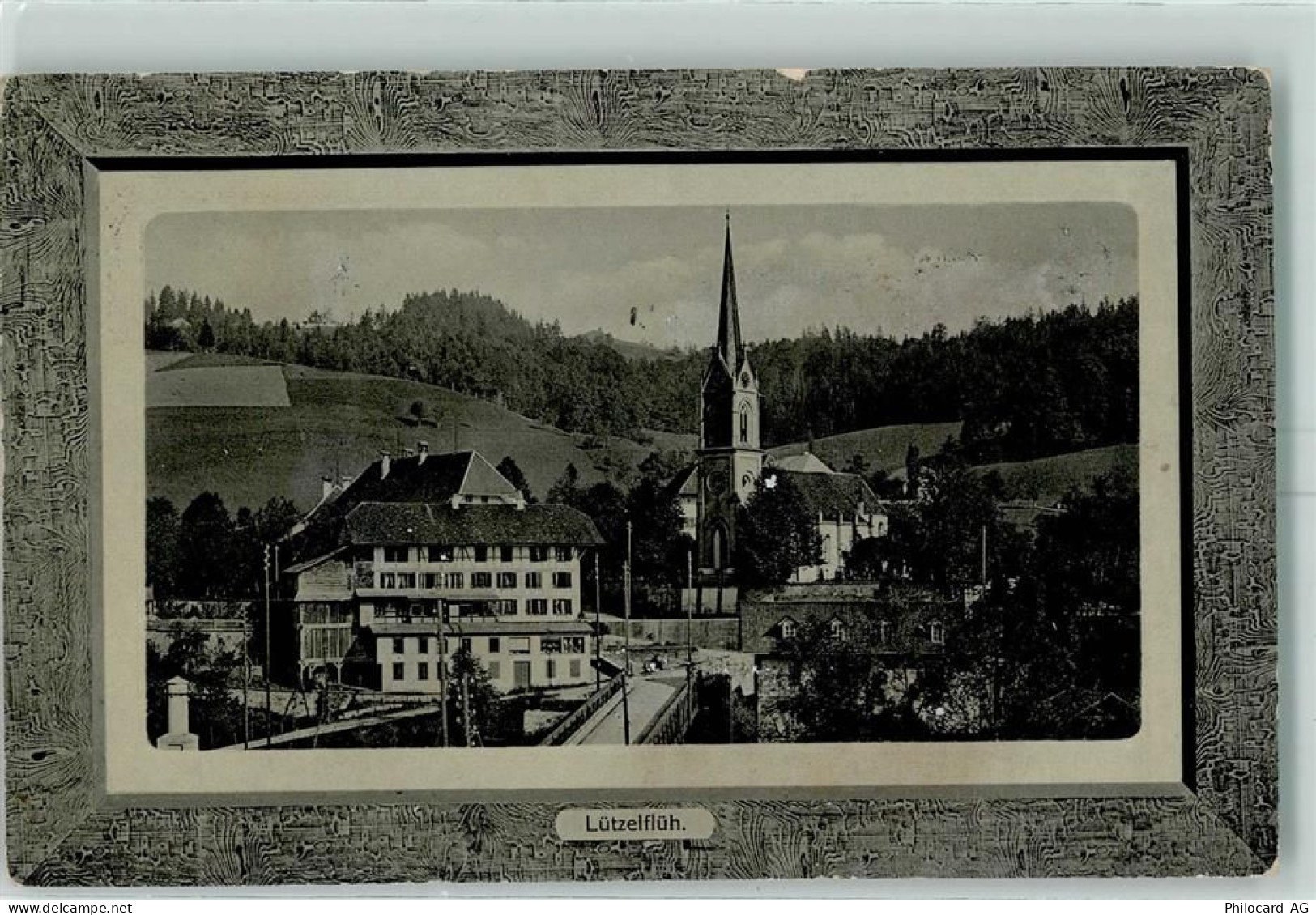 3432 Lützelflüh-Goldbach Gebrauchsspuren Passepartout Prägedruck - 13151959