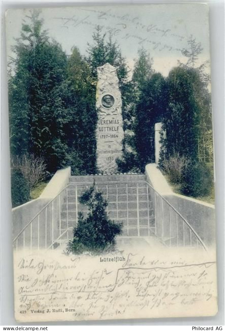 3432 Lützelflüh-Goldbach - Gedenkstein Jereias Gotthelf - 51091531