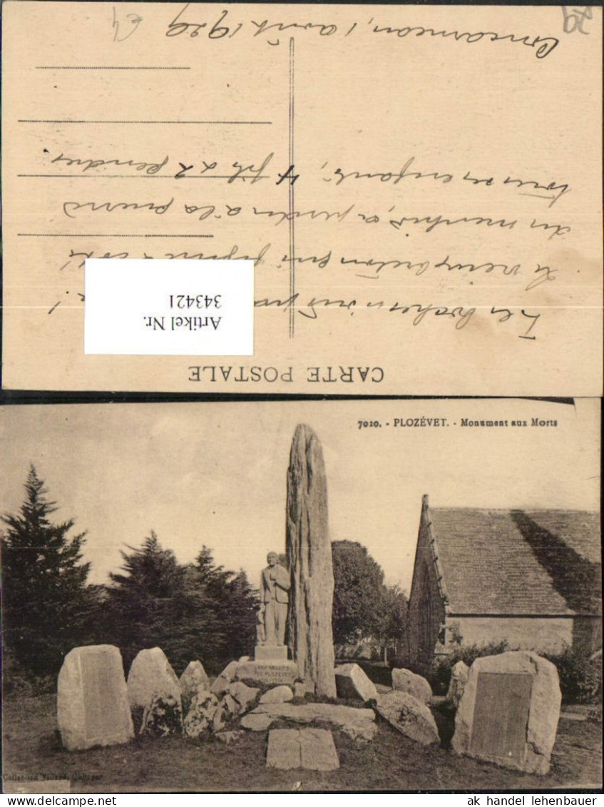 343421,Bretagne Finistere Plozevet Monument aux Morts Kriegerdenkmal