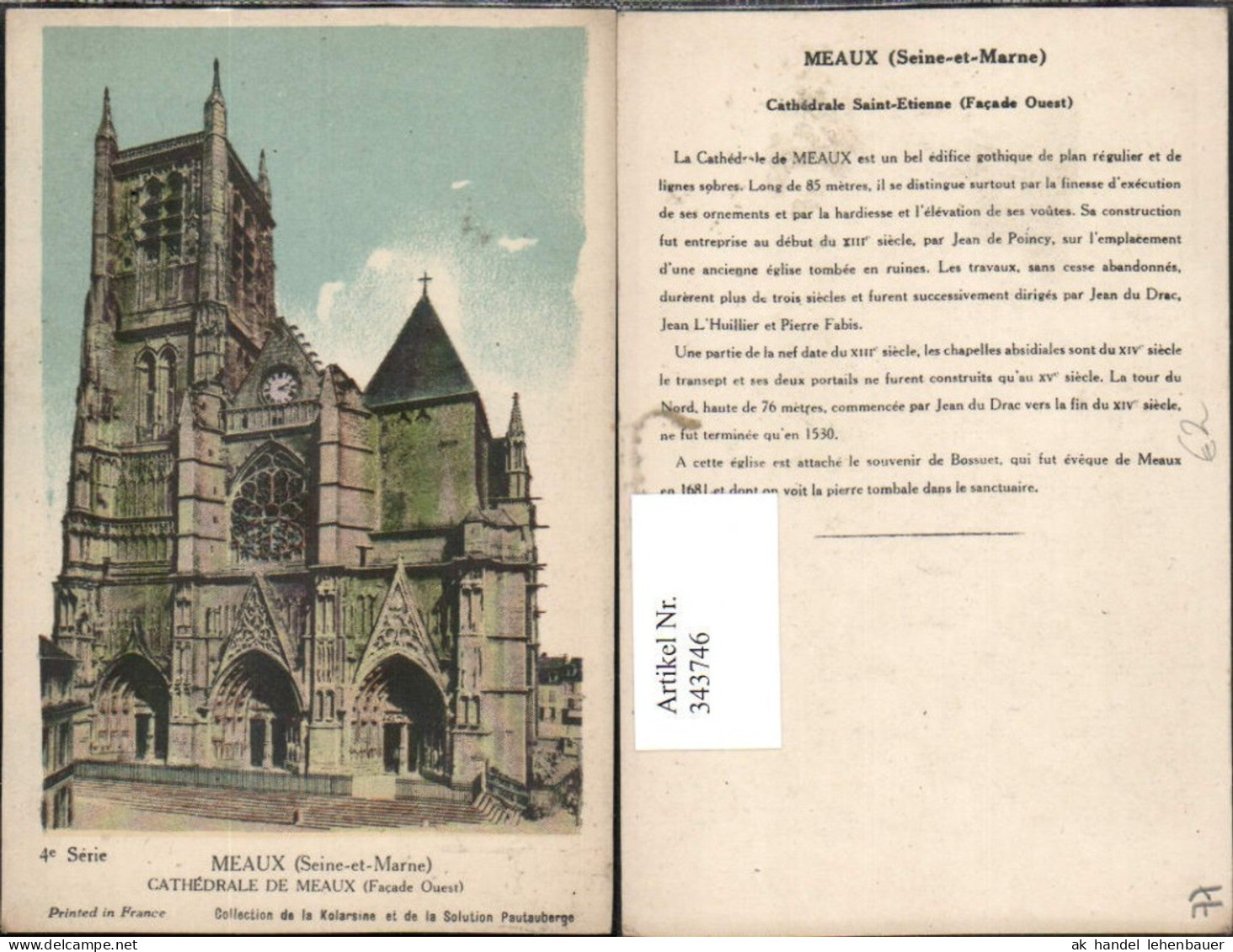 343746,Ile-de-France Seine-et-Marne Meaux Cathedrale de Meaux Kirche