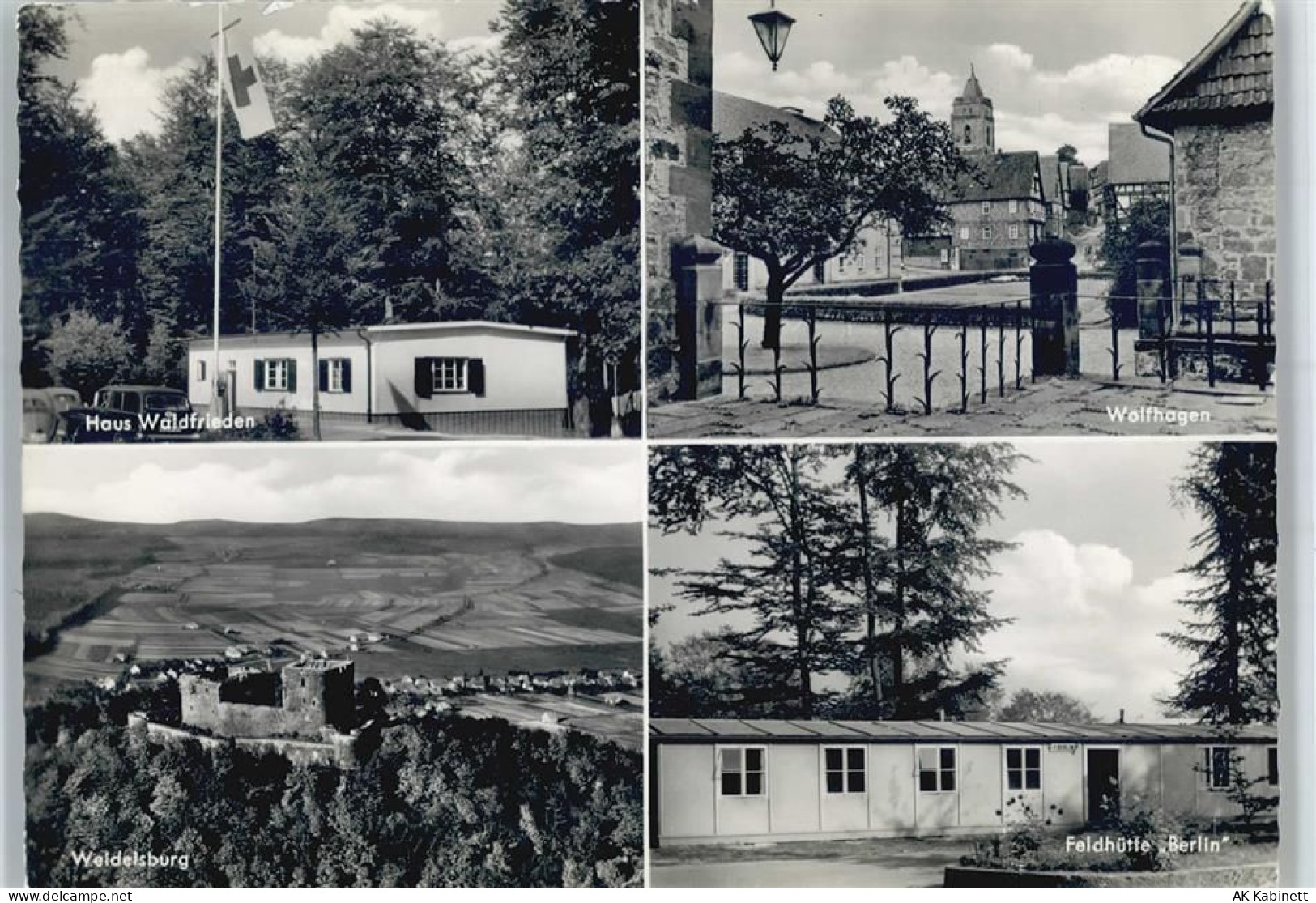 34466 W3549 Wolfhagen - Haus Waldfrieden, Wolfhagen, Weidelsburg, Feldhü... - 50972206