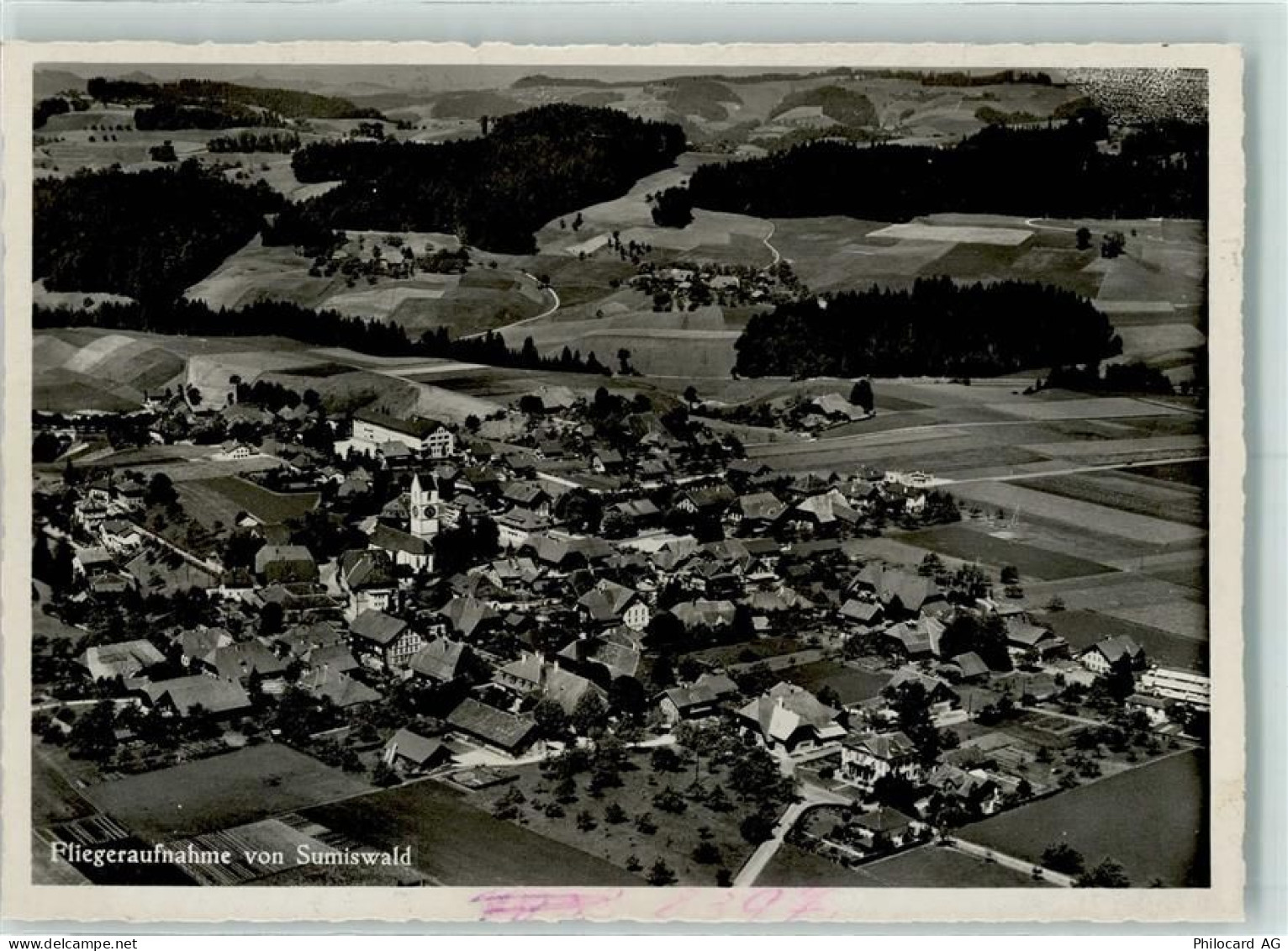 3454 Sumiswald Gebrauchsspuren Fliegeraufnahme - 13132670