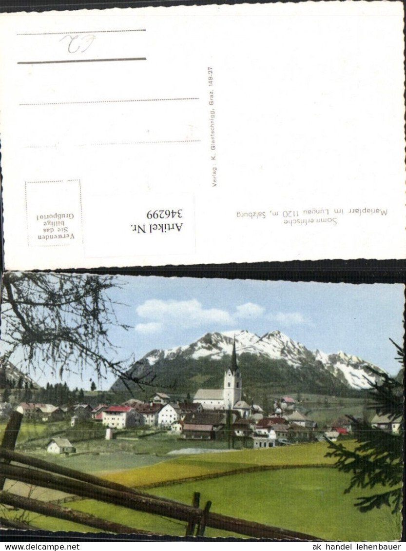 346299,Mariapfarr im Lungau Totale Bergkulisse