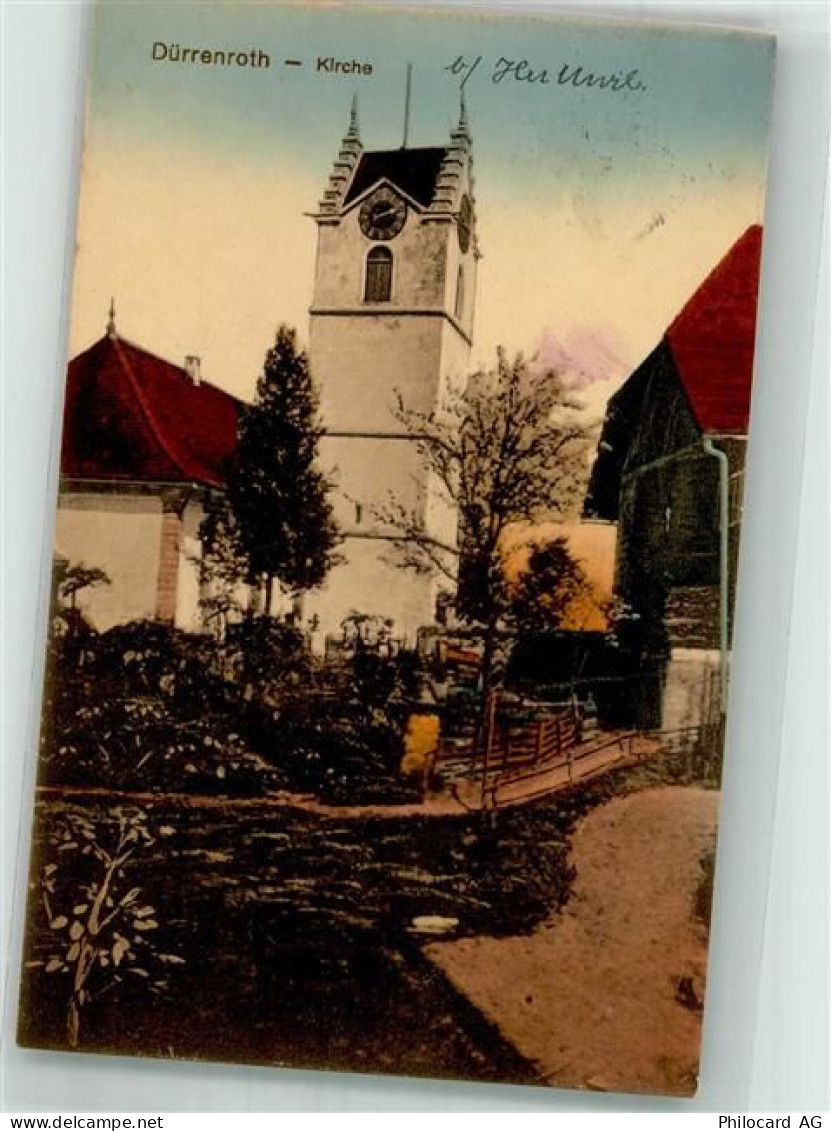 3465 Dürrenroth Foto AK Kirche - 10742146