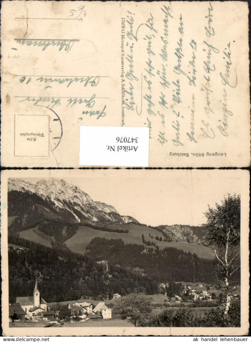 347076,Leogang Totale Bergkulisse